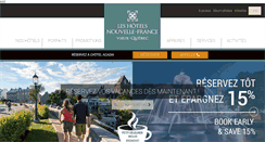 Desktop Screenshot of hotelsvieuxquebec.com