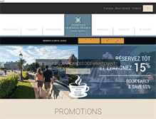 Tablet Screenshot of hotelsvieuxquebec.com